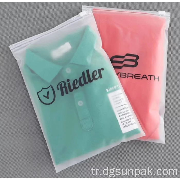 Biyobozunur özel paket kilitli en iyi paket fermuarlı çanta